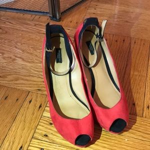 Red Pump Zara Heels